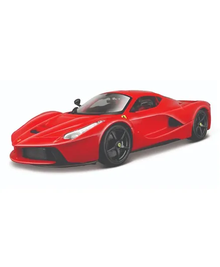 Bburago 1:18 Scale Ferrari Race and Play LaFerrari Diecast Vehicle - Red