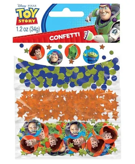 Party Centre Toy Story 3 Pack Value Confetti - Multicolor