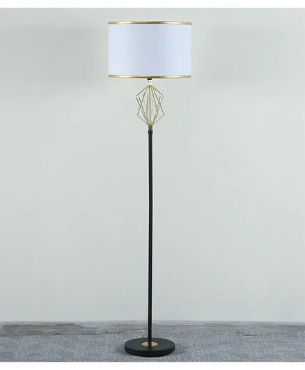 PAN Home Sutton Floor Lamp - Black & Gold