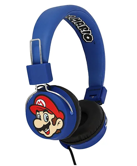 OTL On Ear Folding Headphone Mario & Luigi - Blue