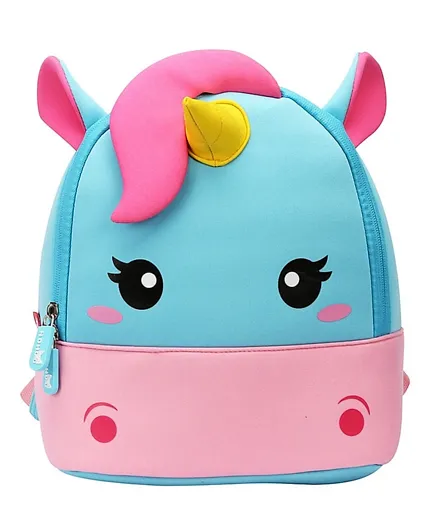 Nohoo WoW Backpack Unicorn Blue Pink - 12 Inches