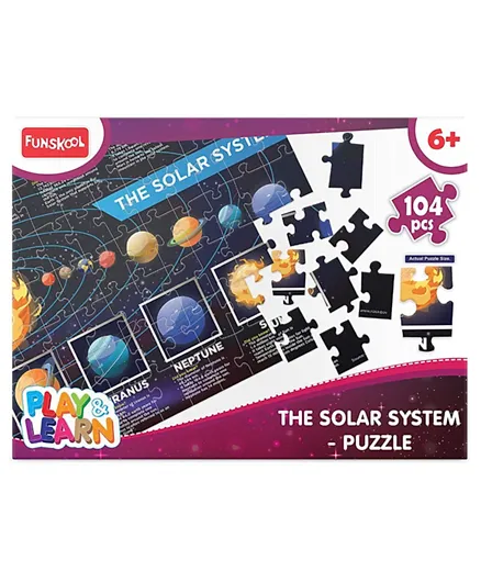 احجية النظام الشمسي من فانسكول  - 104 قطعة