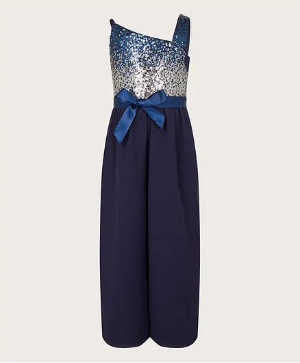 Monsoon Children Ombre Sequin Jumpsuit - Blue
