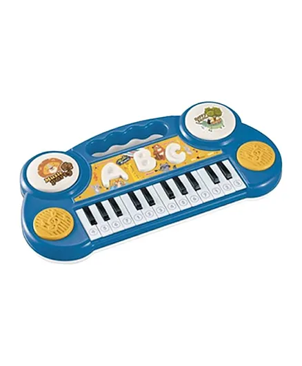 بايبي - لوحة مفاتيح البيانو الموسيقية المصغرة - أزرق
