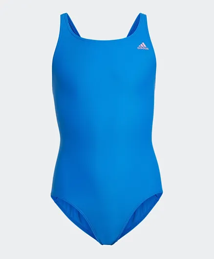 بدلة سباحة سادة للياقة البدنية من أديداس - لون أزرق جلوري