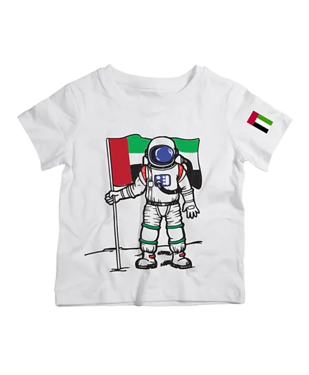 Twinkle Hands UAE Space Astronaut T-Shirt - White