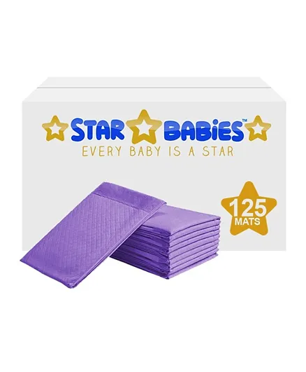 Star Babies Disposable Changing mats super saver Lavender - Pack of 125