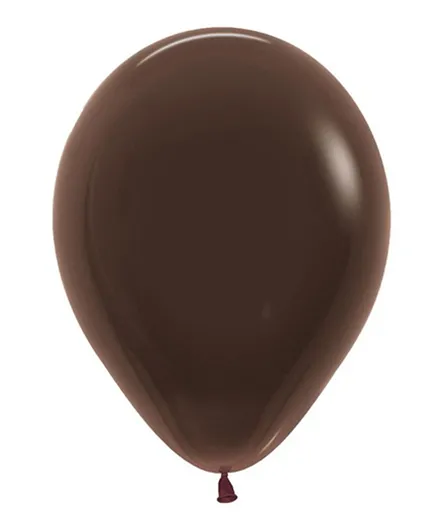 Sempertex Round Latex Balloons Chocolate - Pack of 50