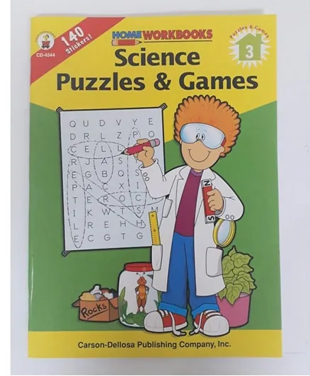 Carson Dellosa Science Puzzles & Games Grade 3 Paperback - English