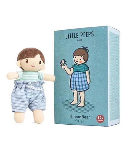Threadbear Design Little Peeps Jack Candy Doll - 12 cm