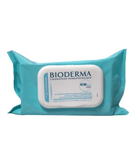 Bioderma ABCDerm H2O Wipes - 60 Pieces