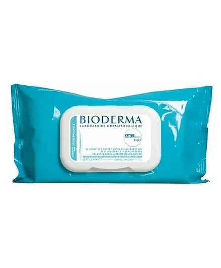 Bioderma ABCDerm H2O Wipes - 60 Pieces