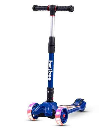 Baybee Flash Foldable Scooter - Dark Blue