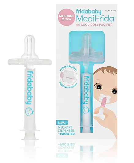 FridaBaby MediFrida the Accu Dose Baby Medicine Dispenser + Pacifier - Multicolor