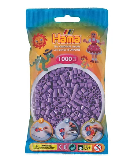 Hama Midi Beads in Bag - Pastel Purple