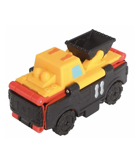 Transracers 2 In 1 Transformable Constrction Vehicle Tractor Shovel & Fire Engine