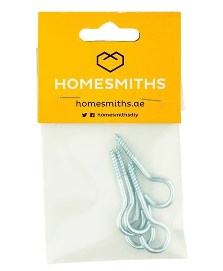 Homesmiths G.I Screw Hook - Pack of 10