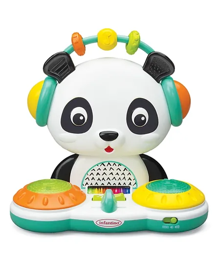 Infantino Spin & Slide DJ Musical Panda - Multi Color