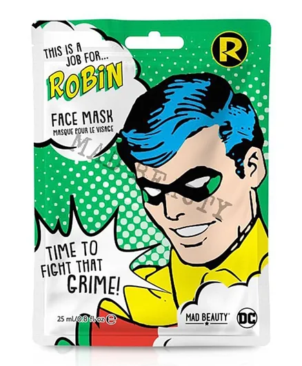 Mad Beauty DC Robin Face Mask - 25mL