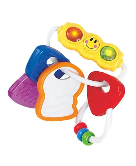 Hola Baby Toy Light and Rattle Keys - Multicolour