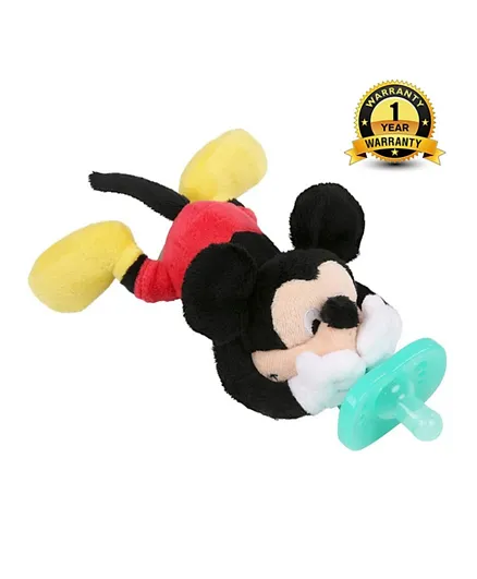 Disney Cozy Coo Mickey Soothing Pacifier Holder - Multicolour