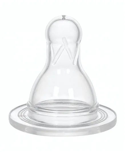 Wee Baby Anticolic Silicone Teat - 2 Pieces