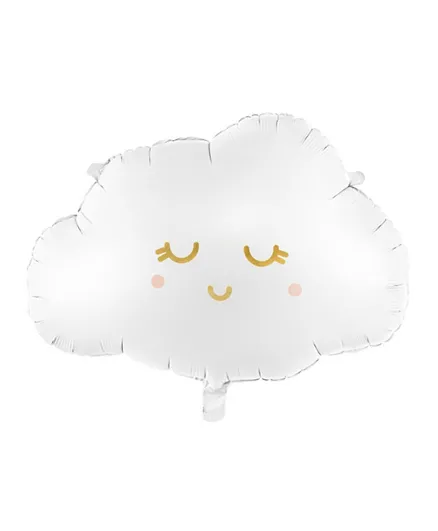 PartyDeco Foil Balloon Cloud - White