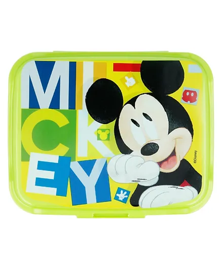 Disney Mickey Mouse Watercolour Sandwich Box - Multicolour