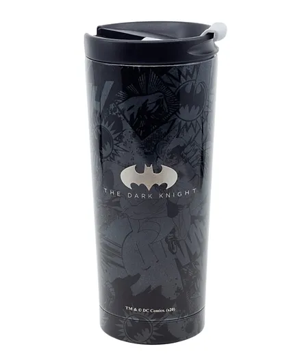 Stor Batman Symbol Insulated Stainless Steel Coffee Tumbler - 425mL