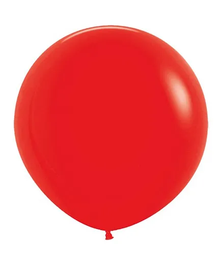 بالونات لاتكس دائرية من سيمبرتكس فاشن أحمر - عبوة من 3