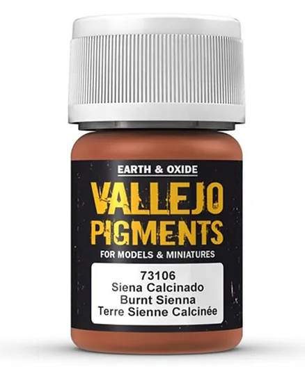 Vallejo Pigment 73.106 Burnt Siena - 35mL