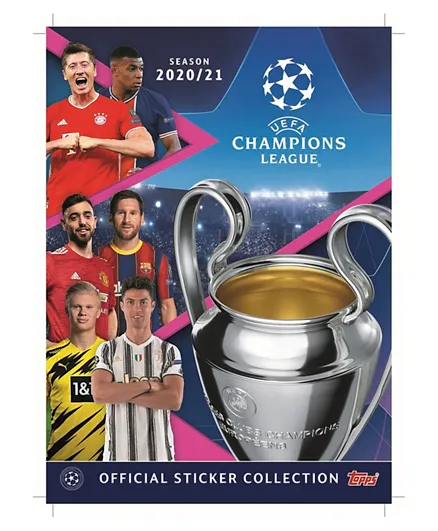 Topps CL Match Attax UEFA Champions League Stickers 2020/21 Album - 64 Pages