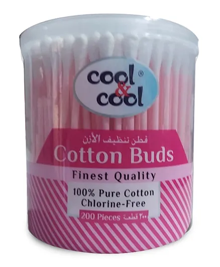 Cool & Cool Cotton Buds - 200 Pc