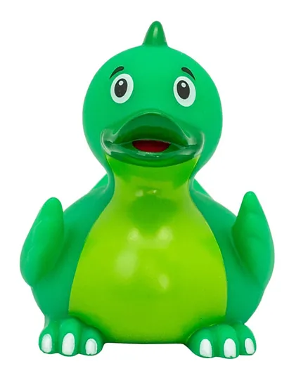 Lilalu Dino Rubber Duck Bath Toy - Green
