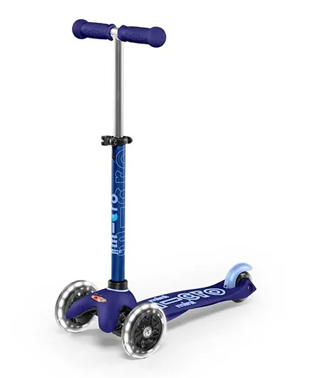 Micro Mini Deluxe Scooter with LED Wheels - Blue