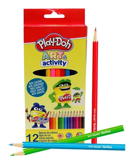 Play Doh Color Pencil - Pack Of 12