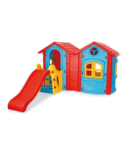 Megastar Double Joy Twin Play House With Climb N Slide