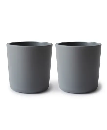 Mushie Dinnerware Cup Smoke - Pack Of 2