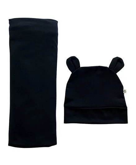 Baby Boss Swaddle   Hat - Black