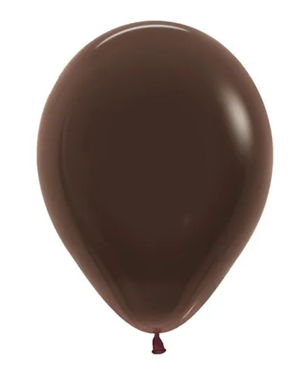 Sempertex Round Latex Balloons Fashion chocolate - Pack of 50