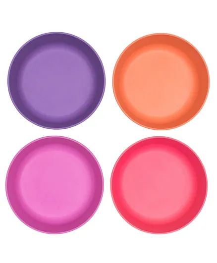 Bobo & Boo Plates Pack of 4  - Multicolor