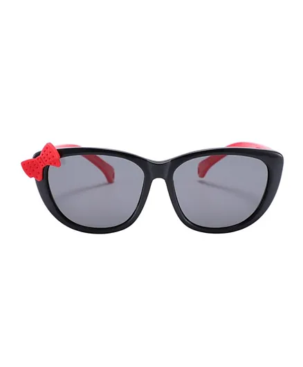 Atom Kids Sunglasses - Black and Red