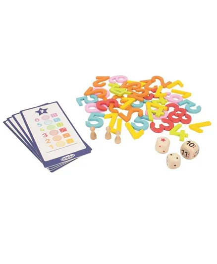 Educationall Wooden Catch The Number - 40 Pieces
