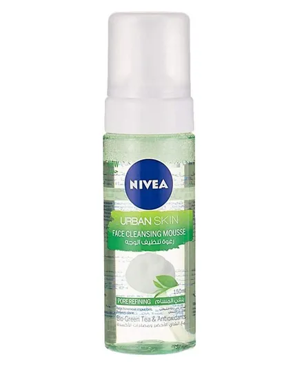 Nivea Urban Skin Face Cleansing Mousse Green Tea & Antioxidants - 150ml