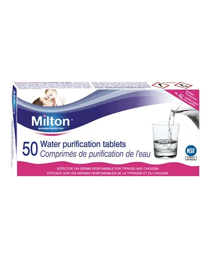 Milton Water Purification Tablets - 50 Pieces