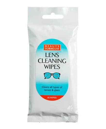 Beauty Formulas Lens Cleaning Wipes - Pack of 20