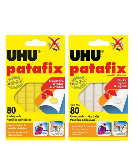 UHU Patafix Removable  White & Yellow - 160 Pads