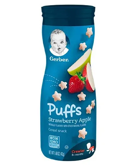 Gerber Puffs Strawberry Apple - 42g