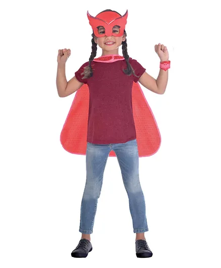 Party Centre PJ Masks Owlette Cape Set Costume - Red