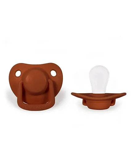 Filibabba Pacifiers Rust - 2 Pack